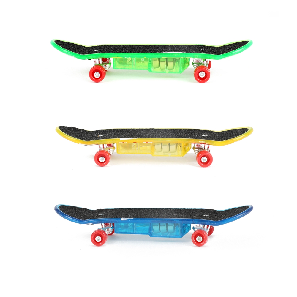 Mini skateboard de deget, cu lumina - Toi-Toys - imagine 8