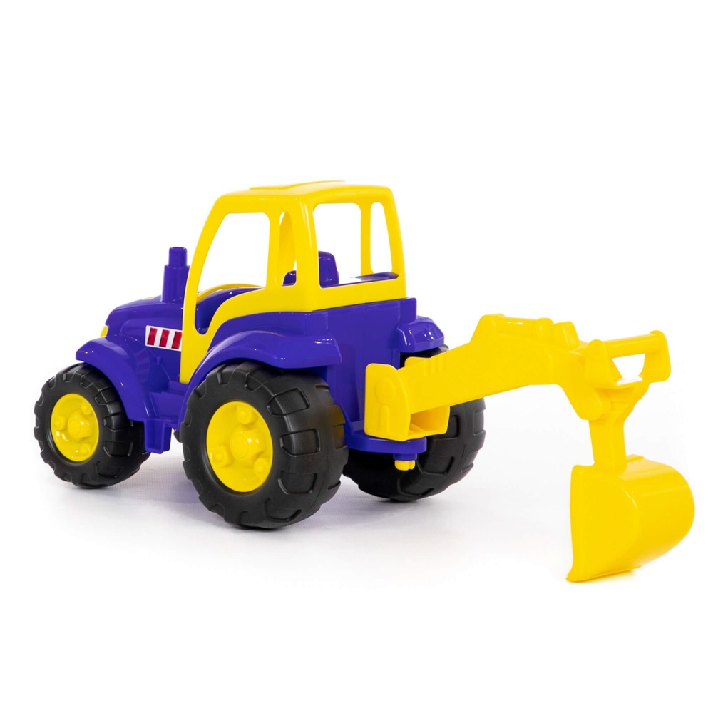 Tractor-excavator - Champion, 36x22x31 cm, Polesie - imagine 6
