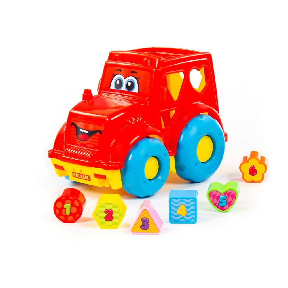Camion + cuburi educative, 26x16.5x21 cm, Polesie - imagine 3