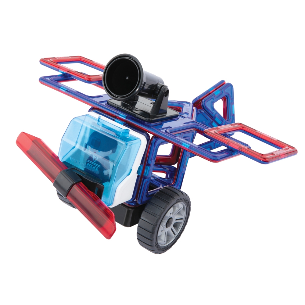 Magformers - Set Politie si salvare, 26 piese - imagine 5