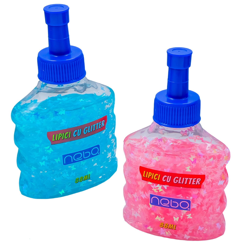 Lipici lichid cu confetti, 88 ml -NEBO