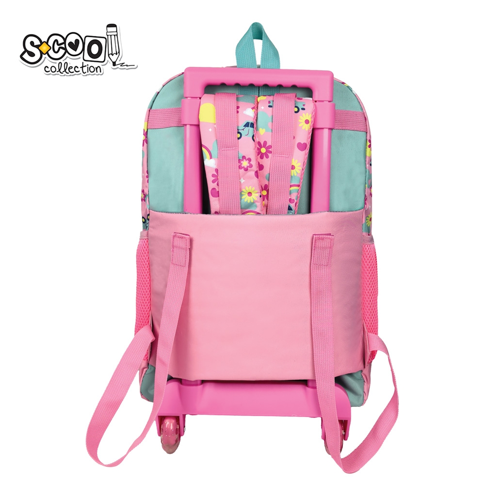 Ghiozdan Trolley, 45x32x16.5 cm, HAPPY RAINBOW - S-COOL - imagine 4