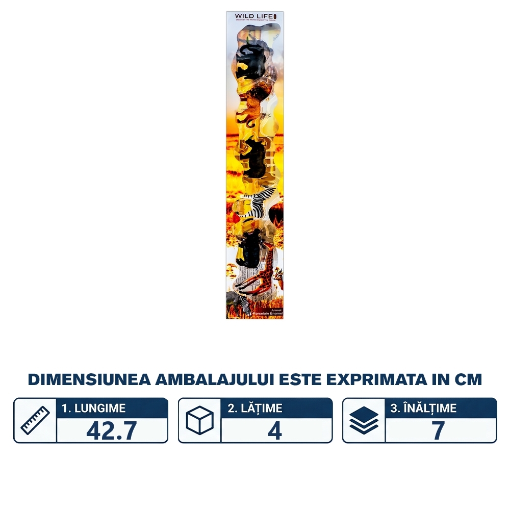Animale salbatice, 6 buc/set - imagine 2