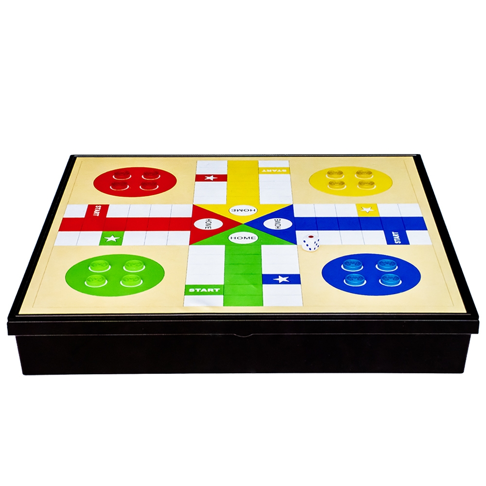 Joc 4 in 1: Sah, Dame, Ludo, Serpi si scari, magnetic - imagine 6