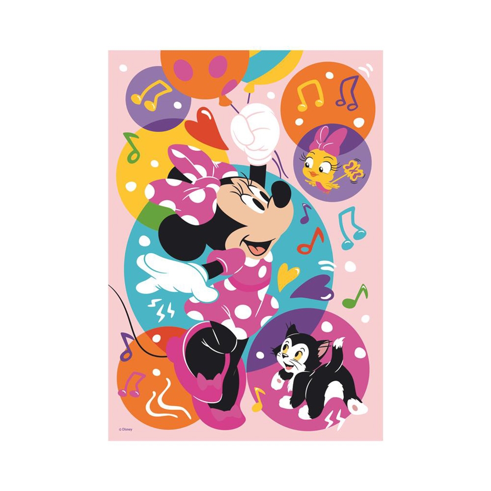 Puzzle 100 piese, neon, Minnie - DINO TOYS - imagine 5