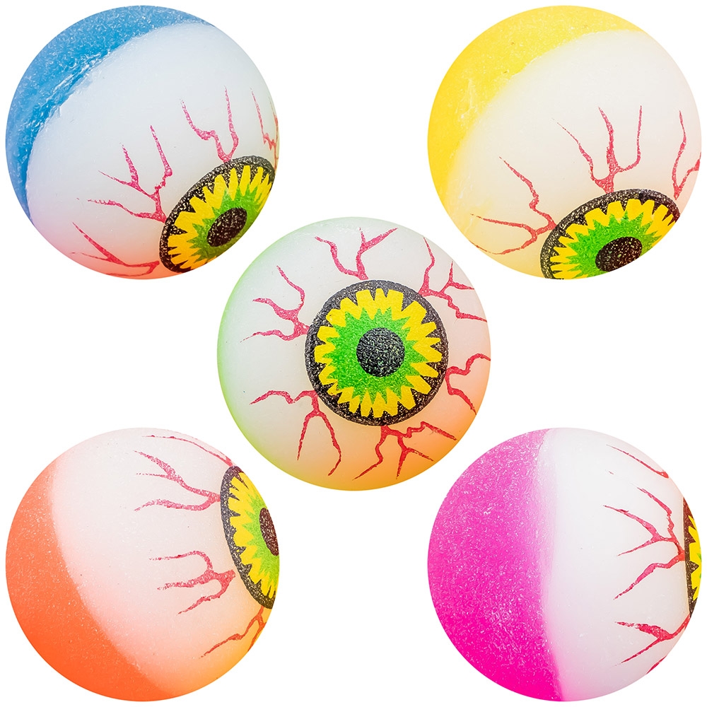 Mingi saltarete, 3,5 cm, Ochi, 60 buc/borcan - imagine 3