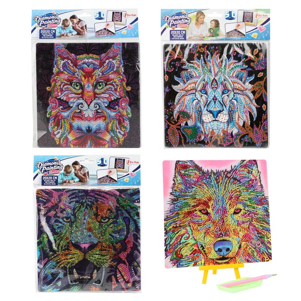 Set creatie cu diamante, Animal - Toi-Toys