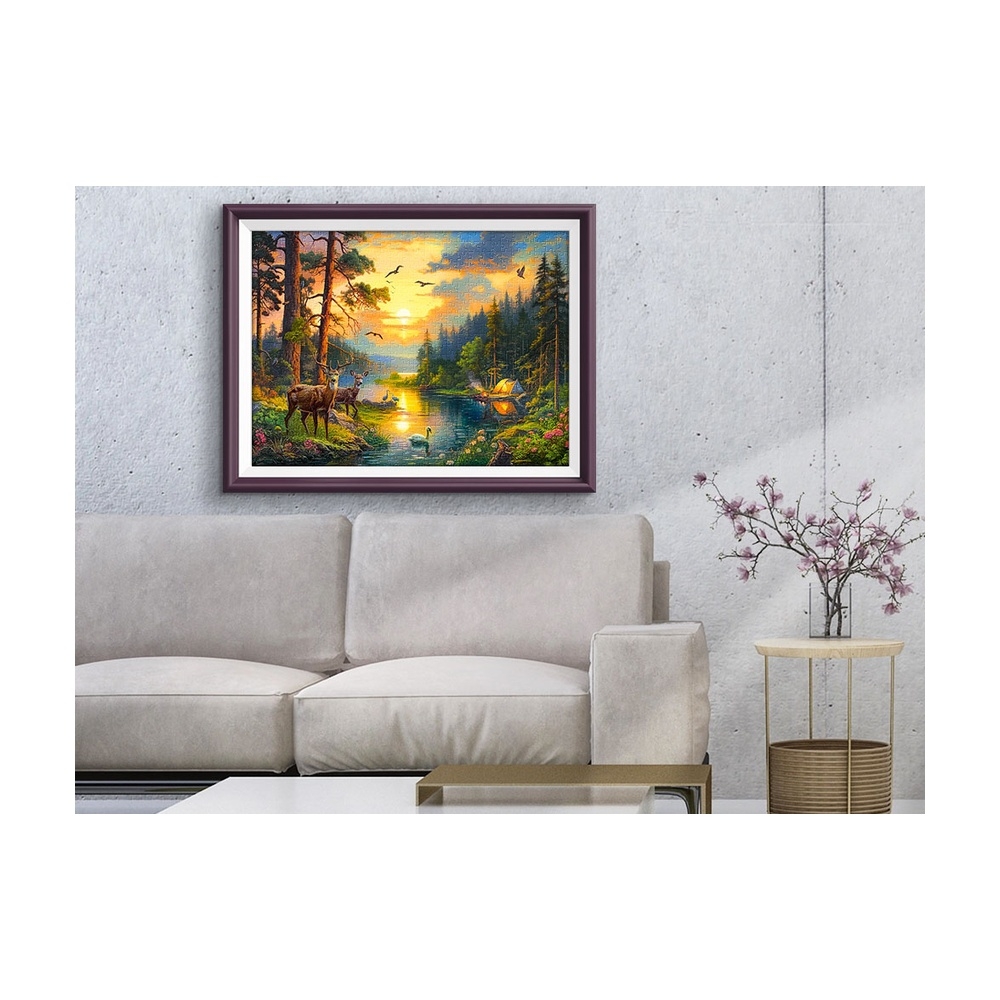 Puzzle 3000 piese, Asfintit In Padure - Castorland - imagine 3