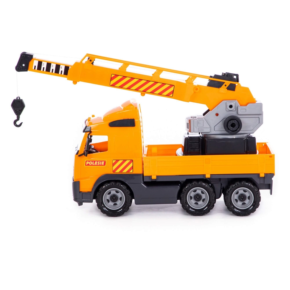 Camion cu macara - Volvo PowerTruck, 72x19x32 cm, Wader - imagine 2