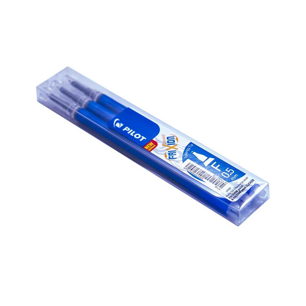 Rezerve Roller Frixion Point, 0.5mm, albastre, 3 buc/set - PILOT - imagine 4