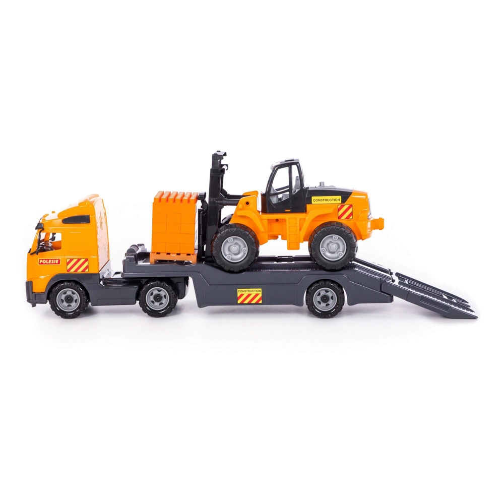 Trailer+stivuitor+palet cuburi - Volvo PowerTruck, 89x19x25 cm - imagine 2