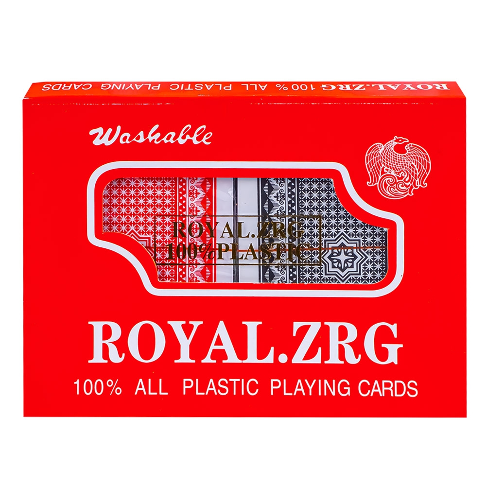 Carti de joc, din plastic, Royal - 2 set/cutie - imagine 3