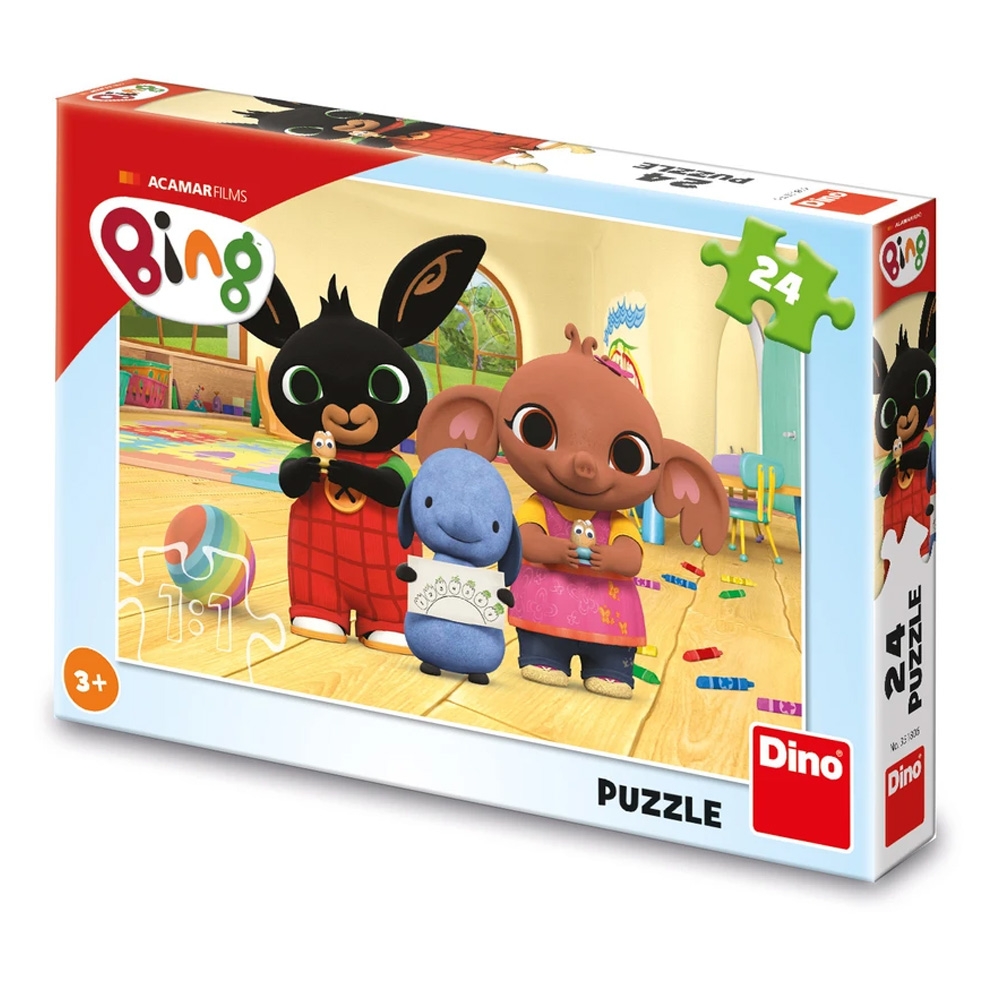 Puzzle 24 piese, Bing portret - DINO TOYS