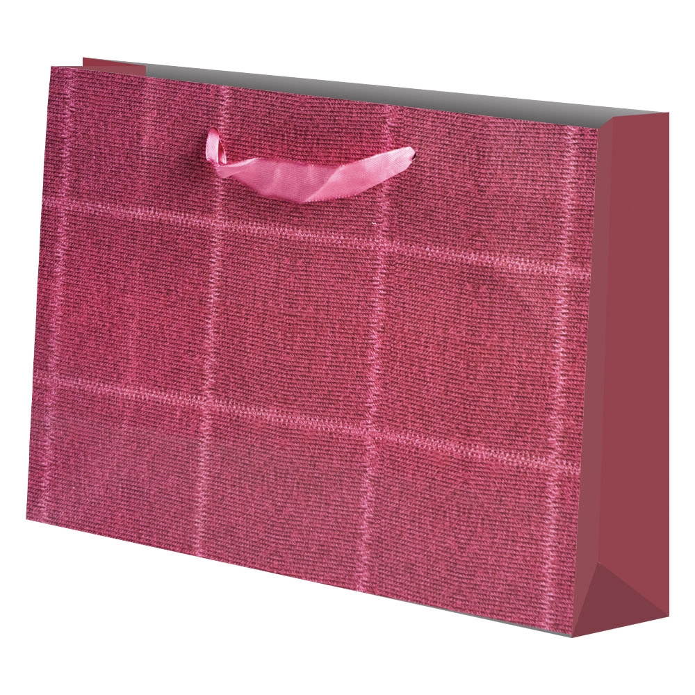 Punga cadou unicolora, Jeans, 54x37x20 cm - imagine 5