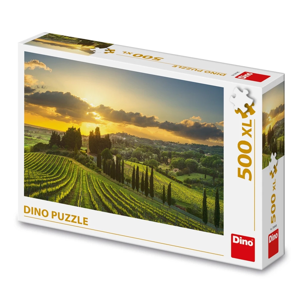 Puzzle 500 piese, XL, Podgoria Maremma - DINO TOYS