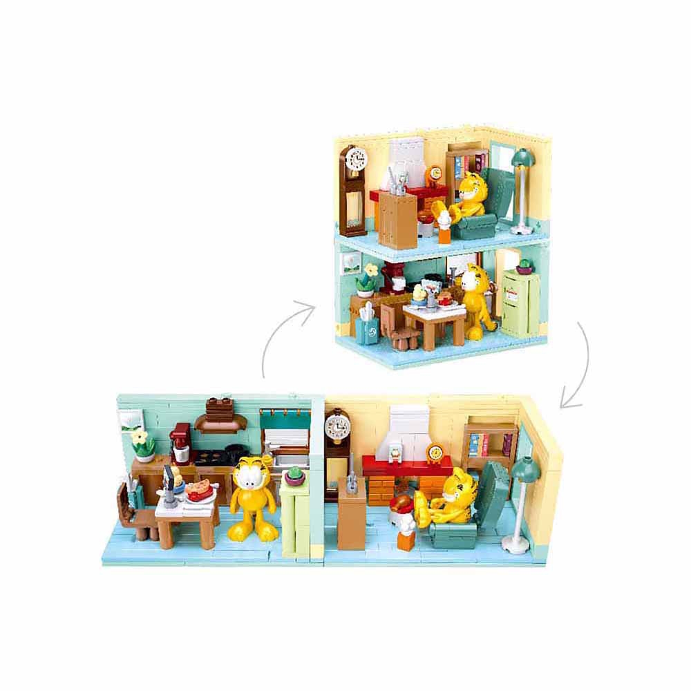 Set de constructie 194 piese, Bucataria lui Garfield - Sluban - imagine 6