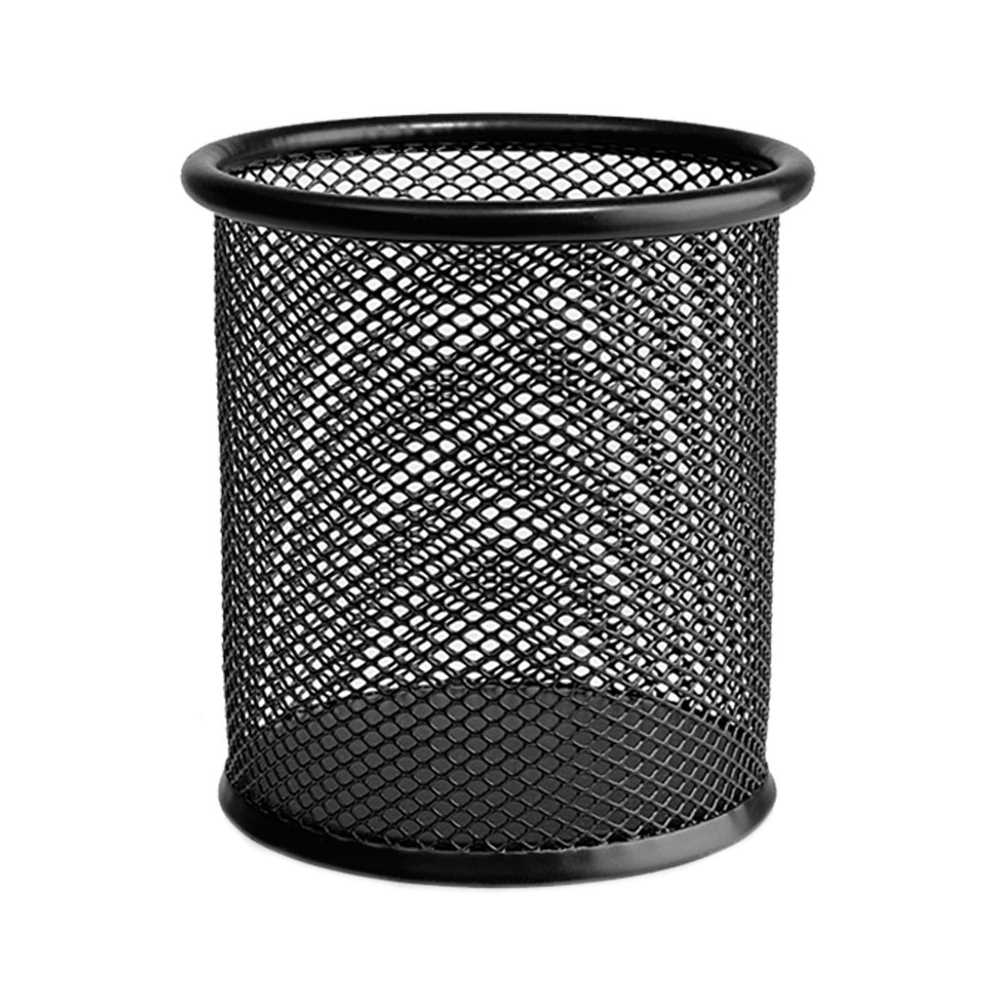 Suport birou MESH, rotund, negru - OFFISHOP