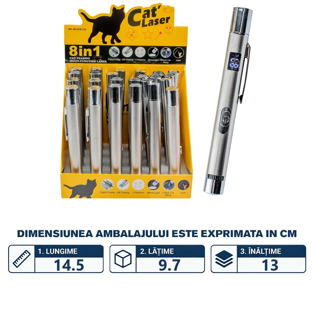 Lanterna multifunctionala, 3 in 1 - imagine 2