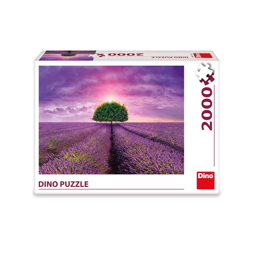 Puzzle 2000 piese, Camp cu lavanda - DINO TOYS - imagine 3