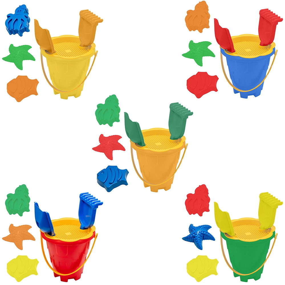 Galetusa nisip 15 cm + 6 accesorii - ROBENTOYS