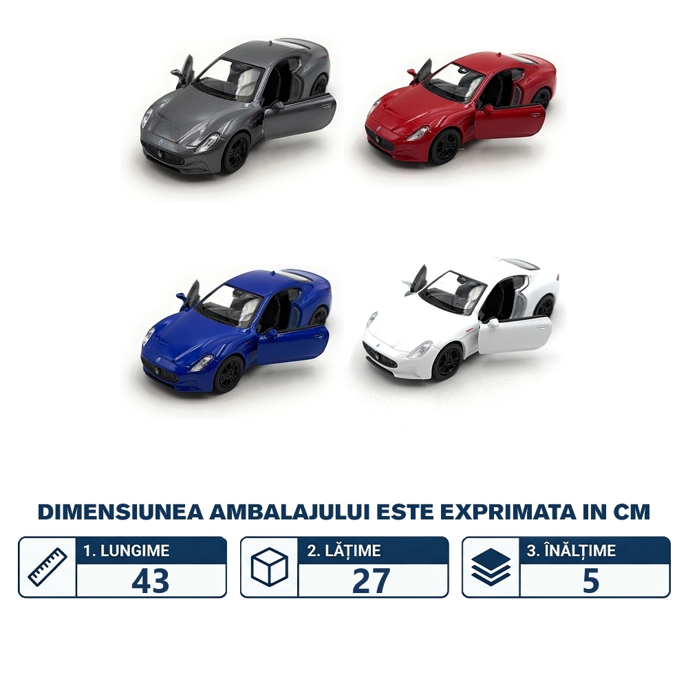 Masina Maserati Granturismo Folgore Welly - Toi-Toys - imagine 2