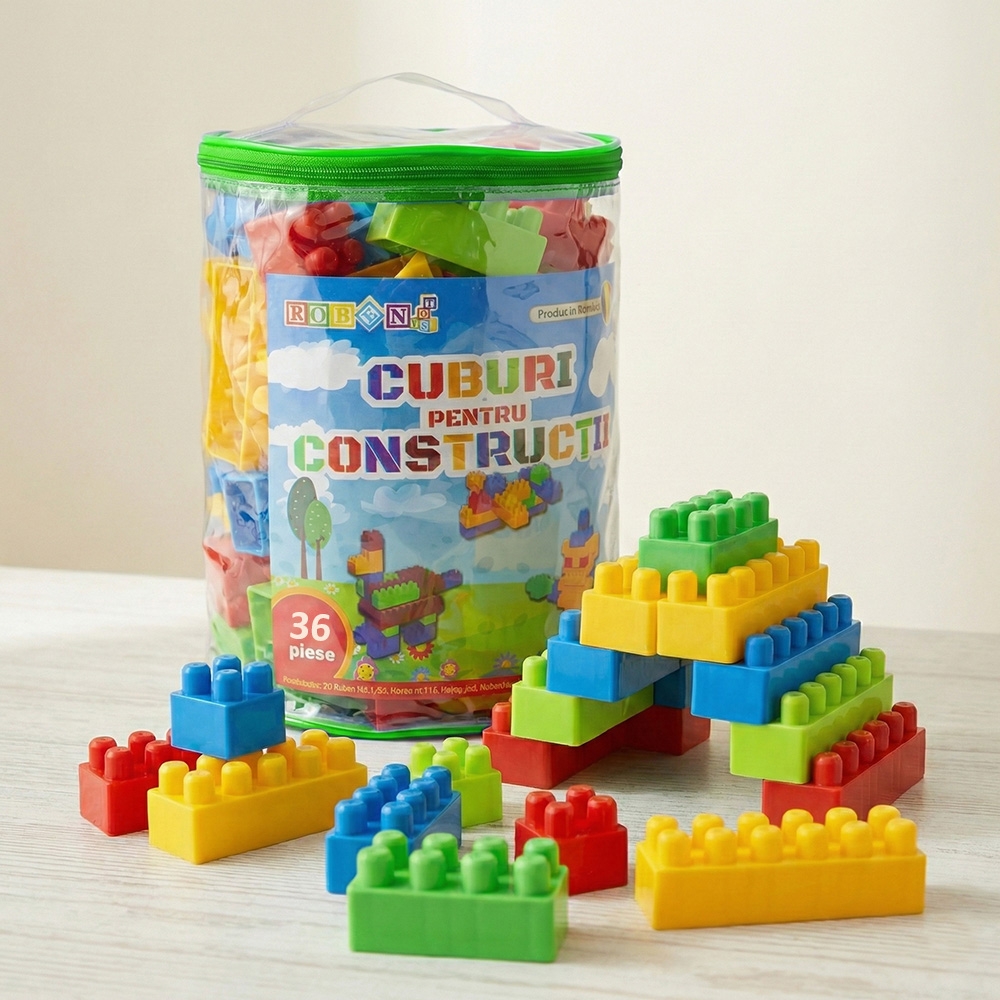 Cuburi 36 piese - ROBENTOYS - imagine 10