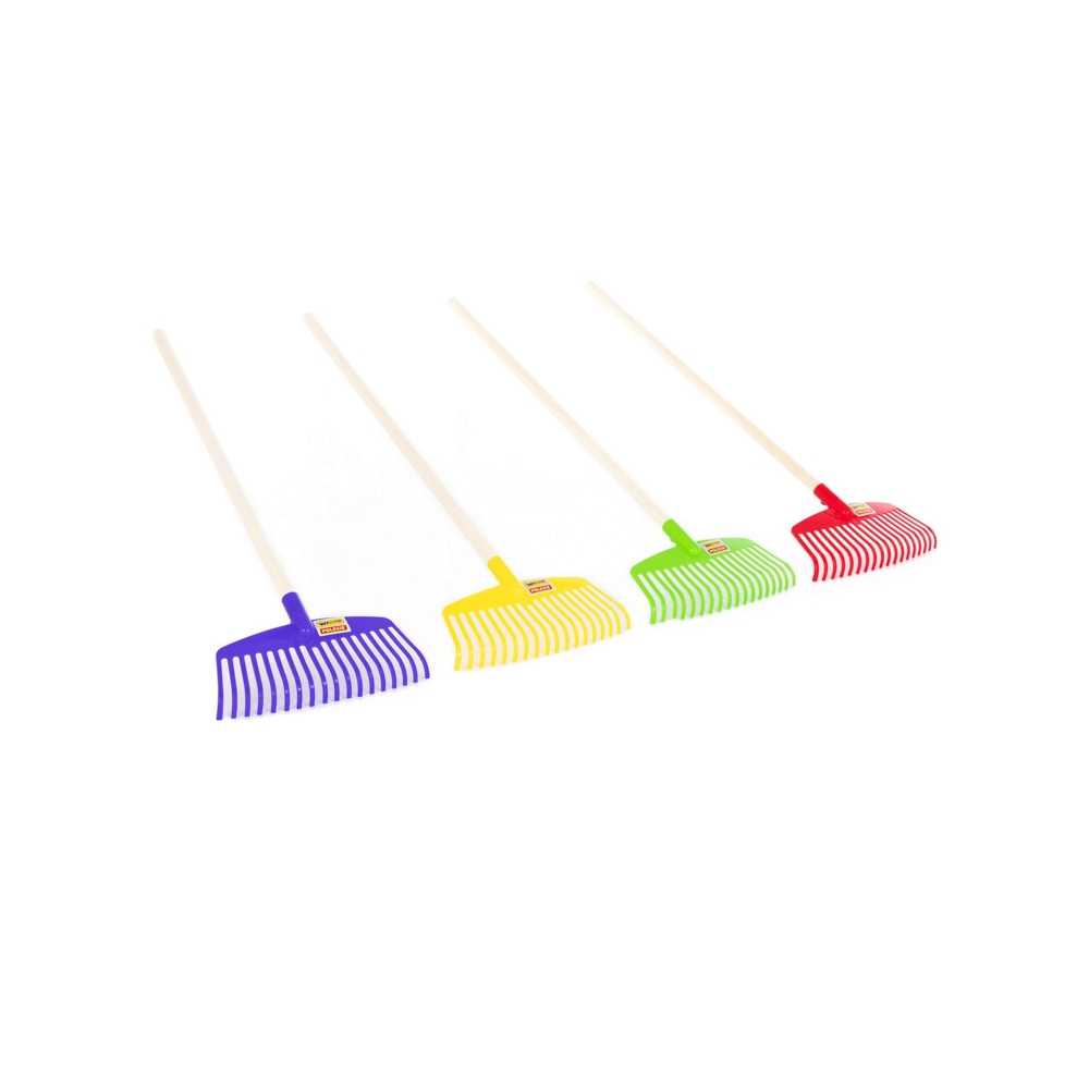 Grebla plastic cu maner din lemn, 78x27x4 cm, Wader - imagine 2
