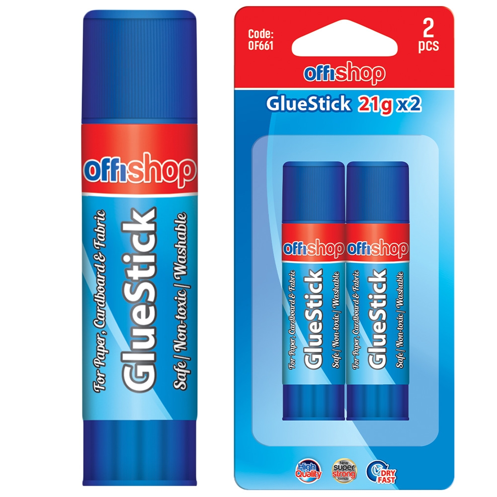 Lipici solid, PVP, 21g, 2 buc/blister - OFFISHOP