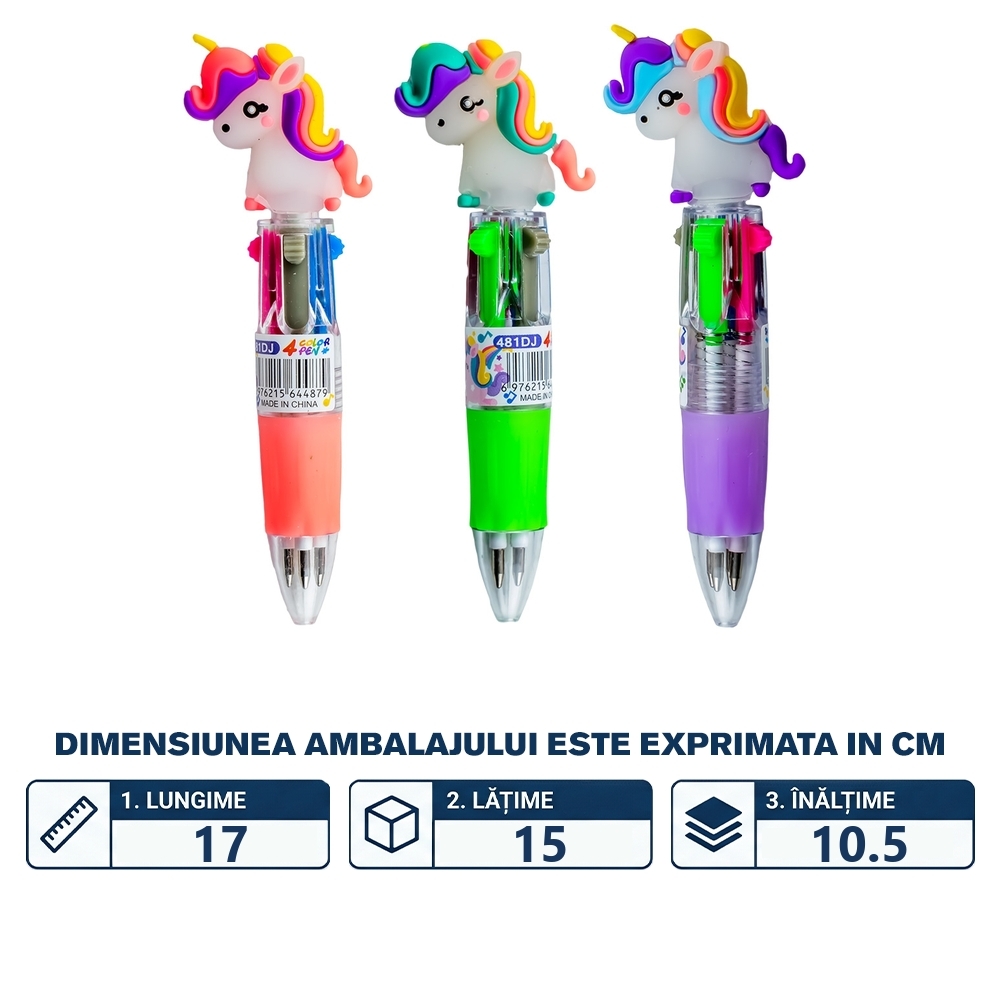 Pix 4 culori, Unicorn varianta mini - imagine 2