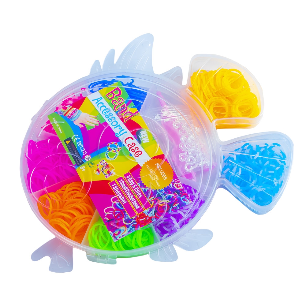 Set creativ elastice, 550 piese/cutie, Peste