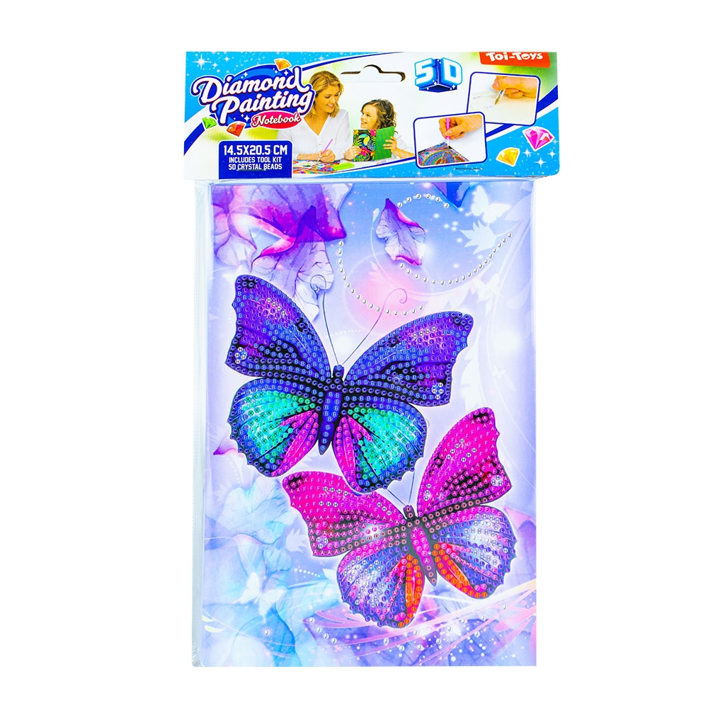 Set creatie cu diamante - Jurnal, 14.5x20.5 cm - Toi-Toys - imagine 4