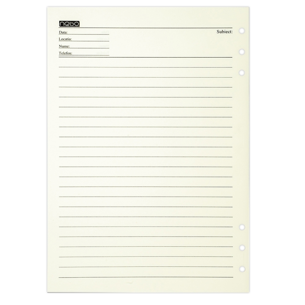 Rezerva Agenda Organizer A5 100 file - NEBO - imagine 2
