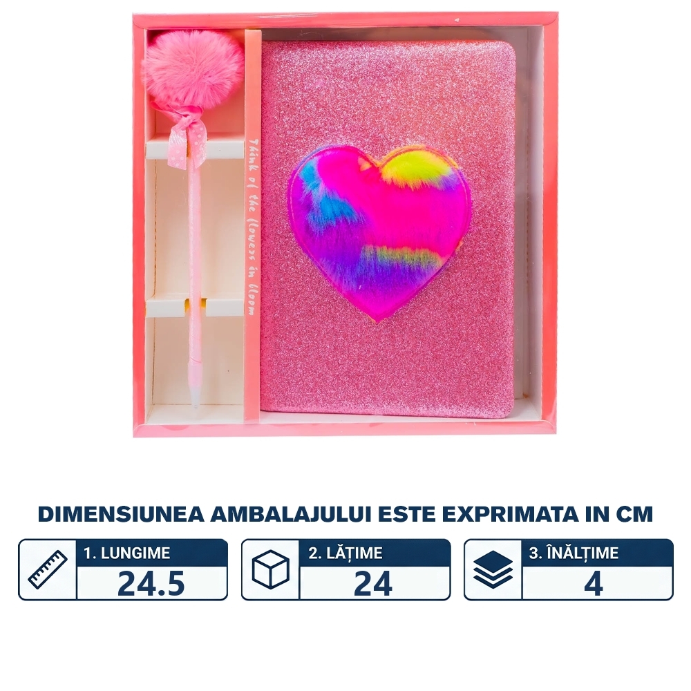 Jurnal plusat cu pix, Inimioara - imagine 2