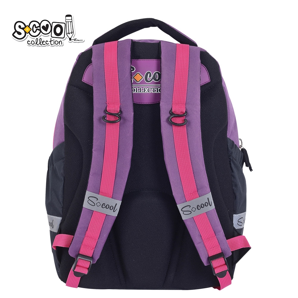 Ghiozdan anatomic light, URBAN, 41X28X17 cm, PINK - S-COOL - imagine 5