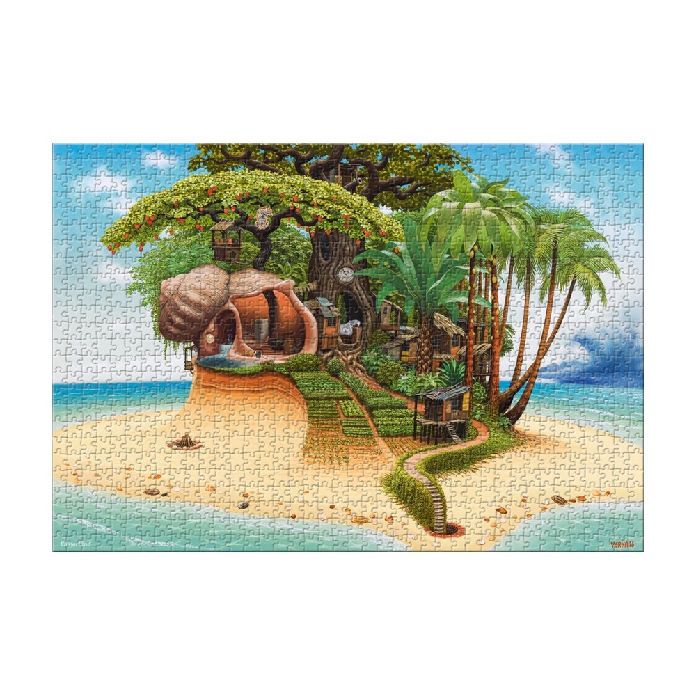 Puzzle 1000 piese, Insula Pustie, Art Collection - Castorland - imagine 2