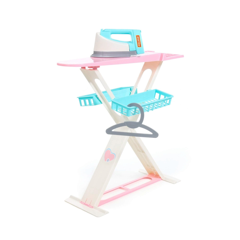 Masa calcat + fier calcat + accesorii, 62x25x49 cm, Polesie - imagine 3