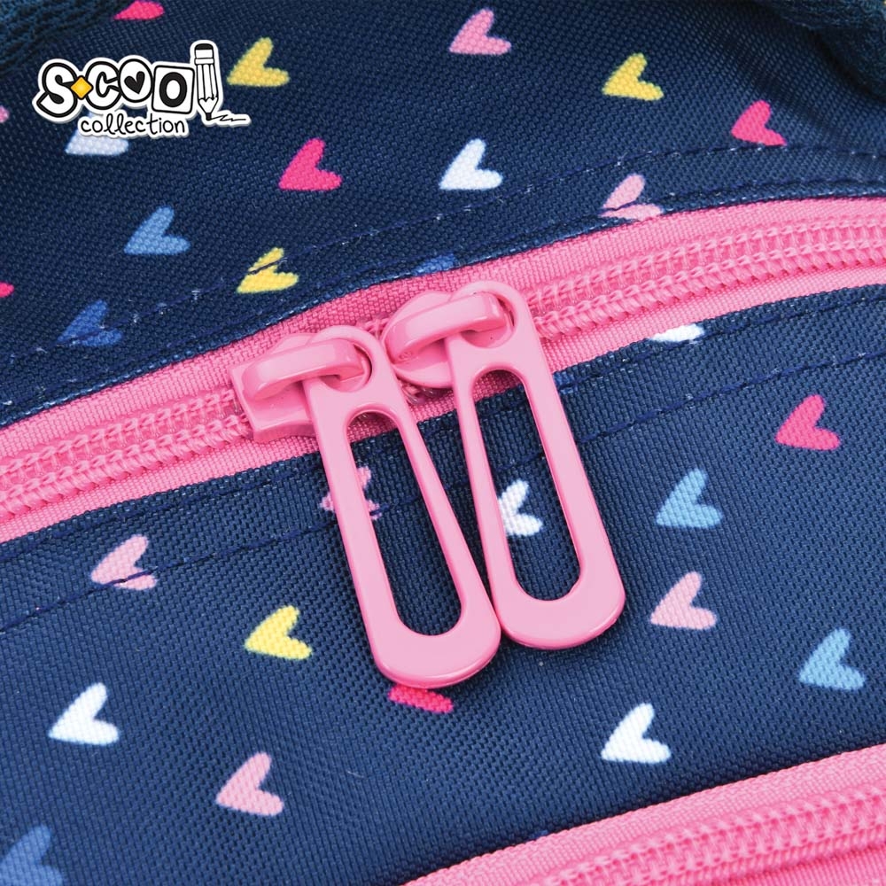 Ghiozdan anatomic URBAN, 43x29x22 cm, HEARTS - S-COOL - imagine 7