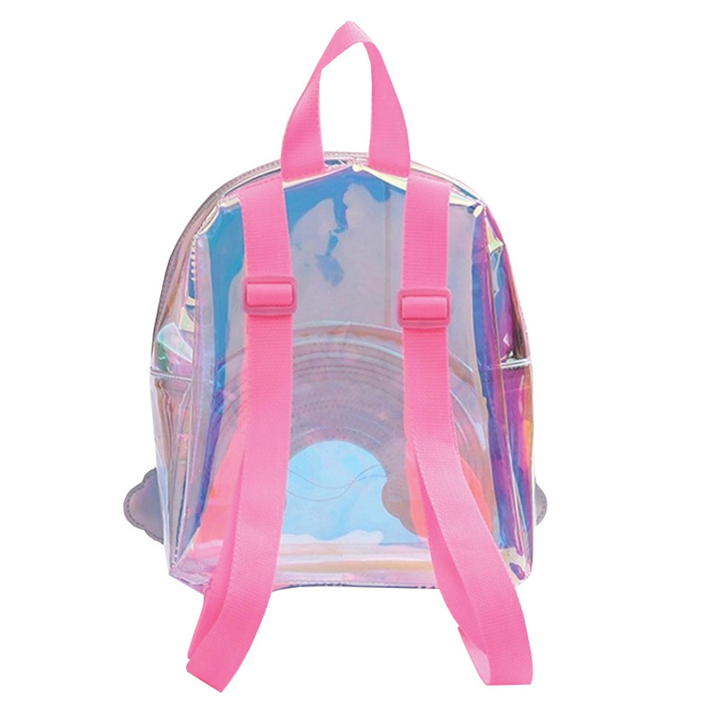 Ghiozdan gradinita transparent, 20x26x13 cm, RAINBOW - S-COOL - imagine 3
