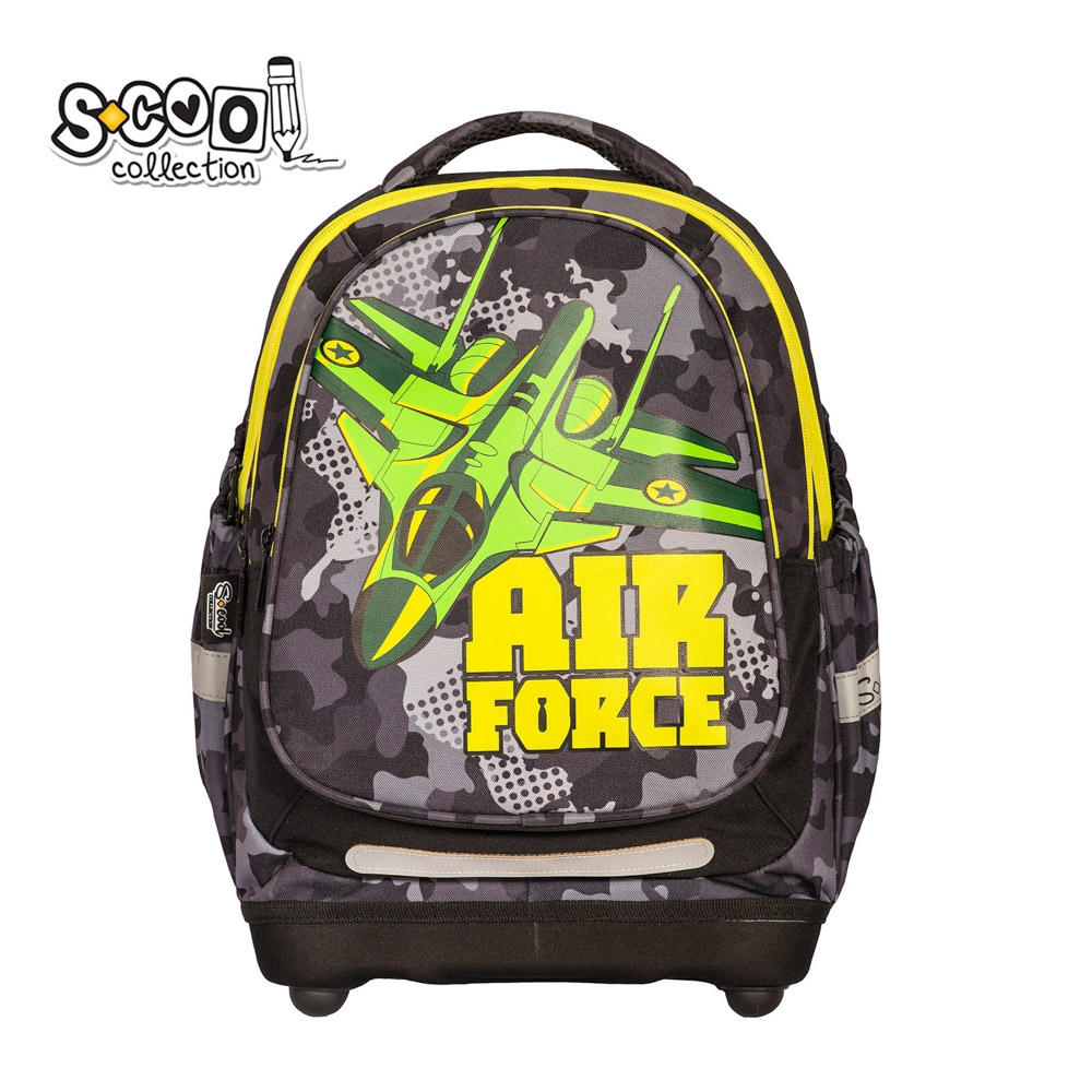 Ghiozdan anatomic, 38x39x19.5 cm, AIR FORCE - S-COOL