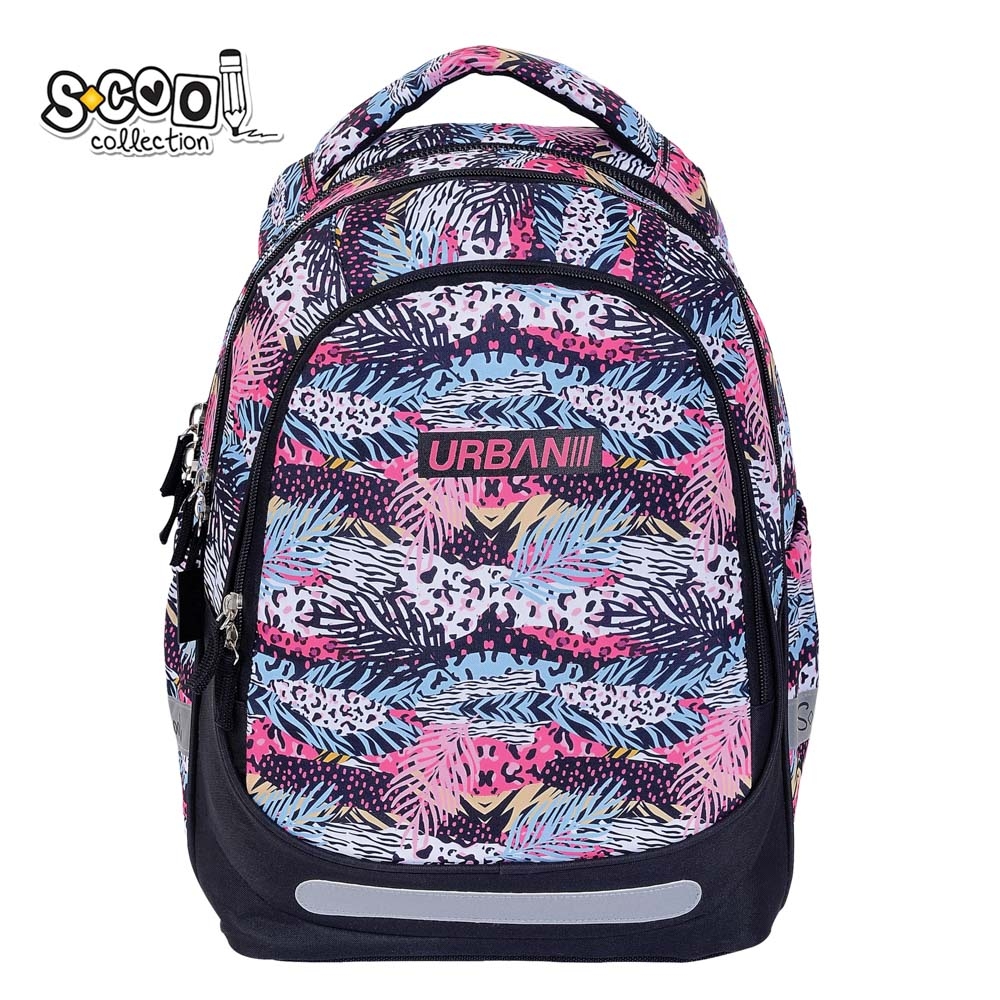 Ghiozdan anatomic light, URBAN, 41x28x17 cm, PATTERN - S-COOL