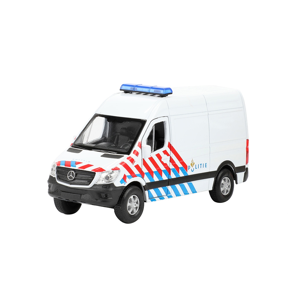 Masina Mercedes Benz Sprinter, Politie, Welly - Toi-Toys - imagine 4