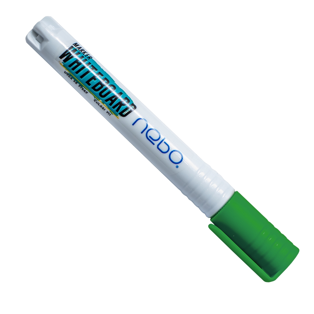 Marker Whiteboard, Verde, 12 buc/set - NEBO - imagine 2