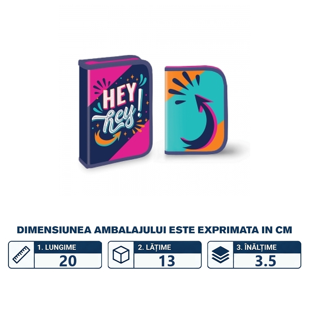 Penar Echipat, 1 Fermoar, 2 Ext., 30 Piese, Hei! - Yollo - imagine 2