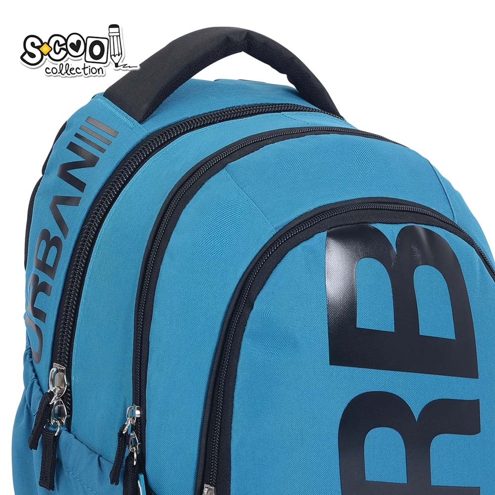 Ghiozdan anatomic light, URBAN, 41x28x17 cm, BLUE - S-COOL - imagine 7