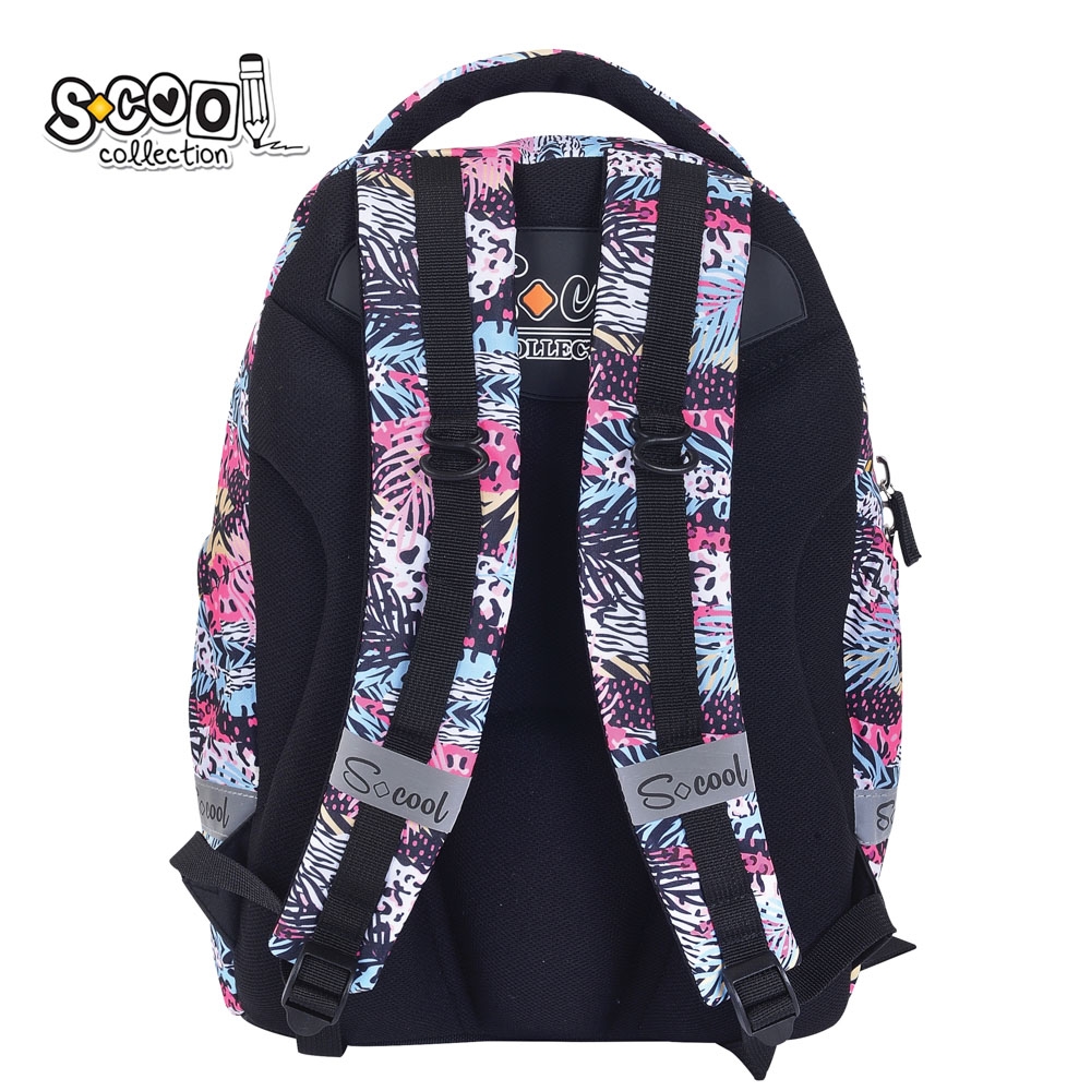 Ghiozdan anatomic light, URBAN, 41x28x17 cm, PATTERN - S-COOL - imagine 5
