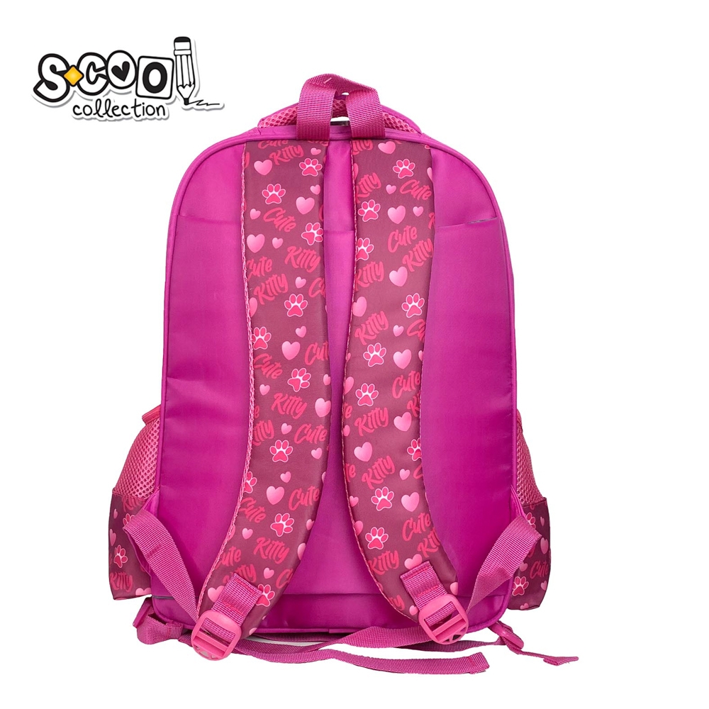 Ghiozdan 3D, cu led, 40x32x19.5 cm, CUTE KITTY - S-COOL - imagine 4
