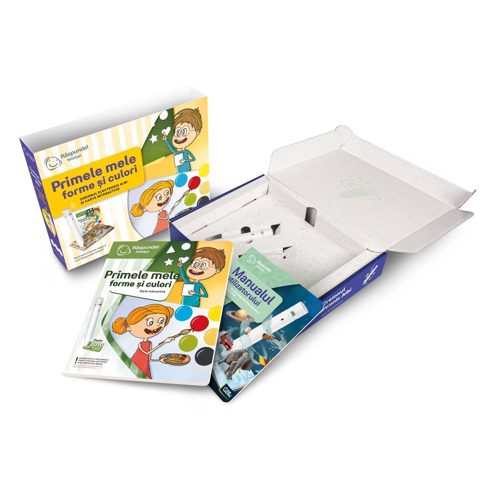 Pachet Raspundel Istetel, Creion si Carte - Primele mele forme si culori, ALBI - BLACKFIRE - imagine 7