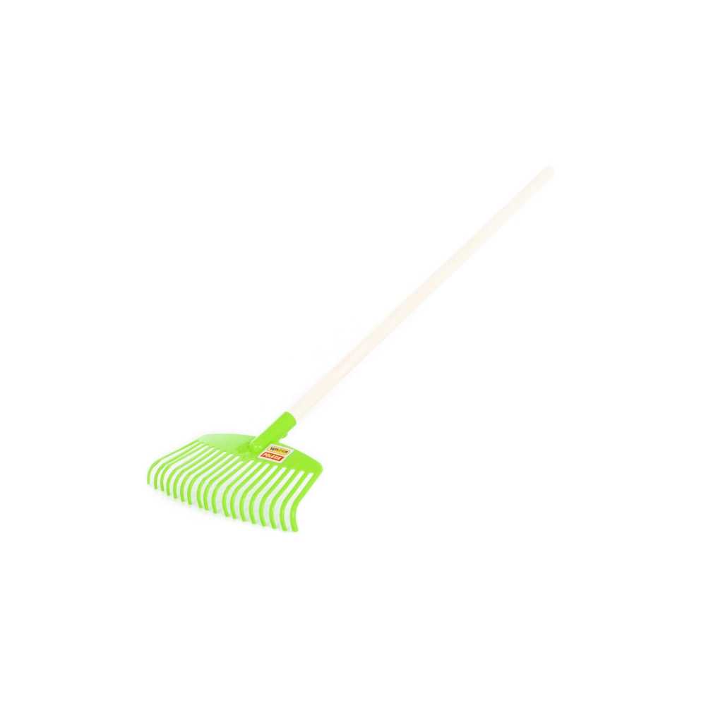 Grebla plastic cu maner din lemn, 78x27x4 cm, Wader - imagine 6