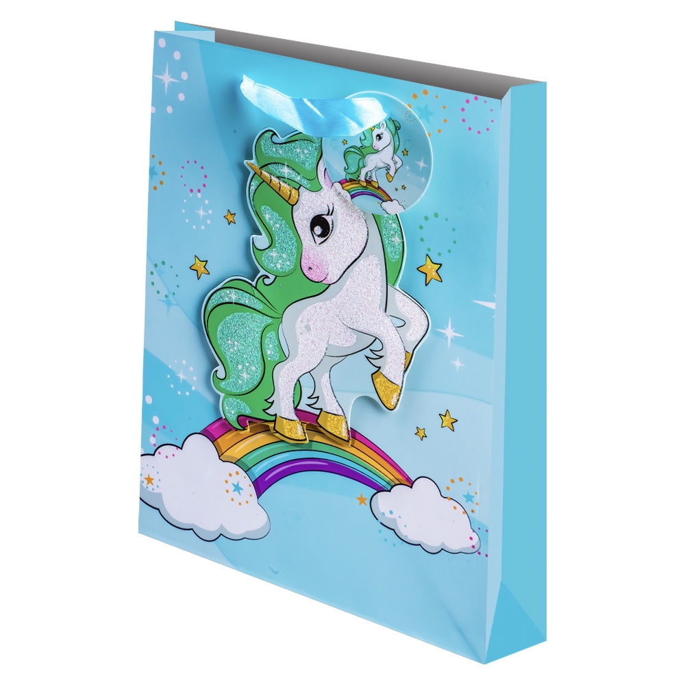 Punga cadou 3D, Unicorn, 26x32x10 cm - imagine 3
