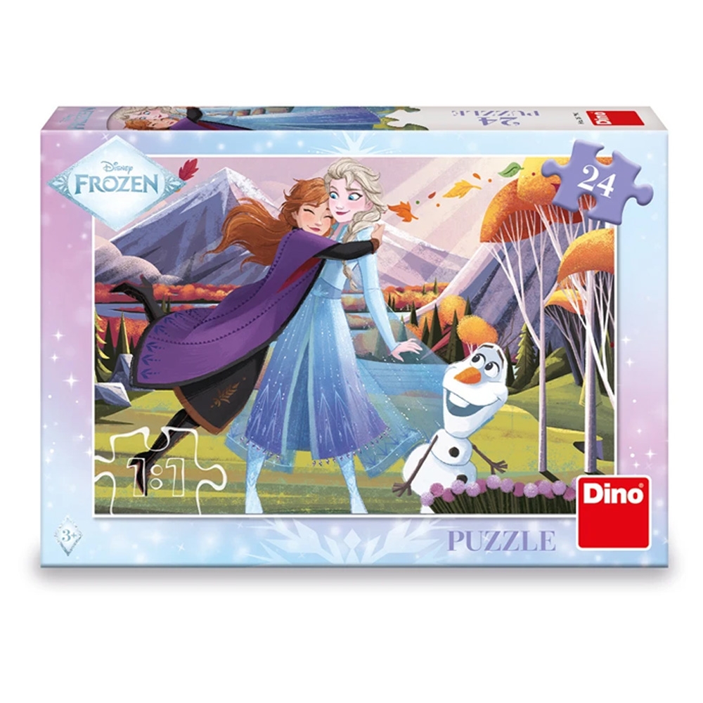 Puzzle 24 piese, Frozen: Embrace - DINO TOYS - imagine 2